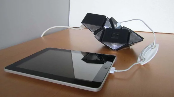 Charing an iPad with the TwistVolt