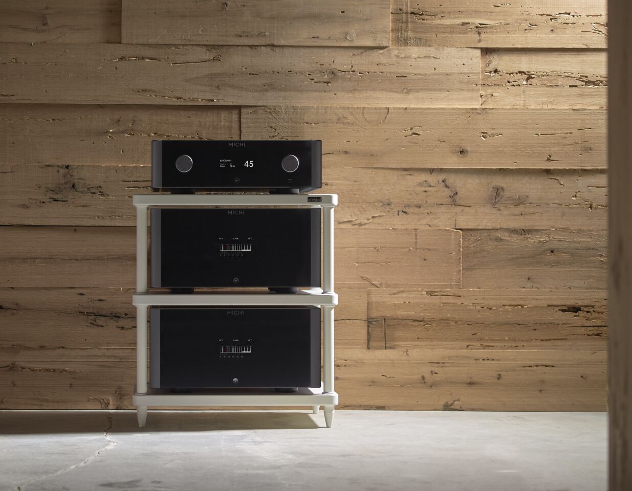 The Michi P5 and M8 stack ready to dominate the living space