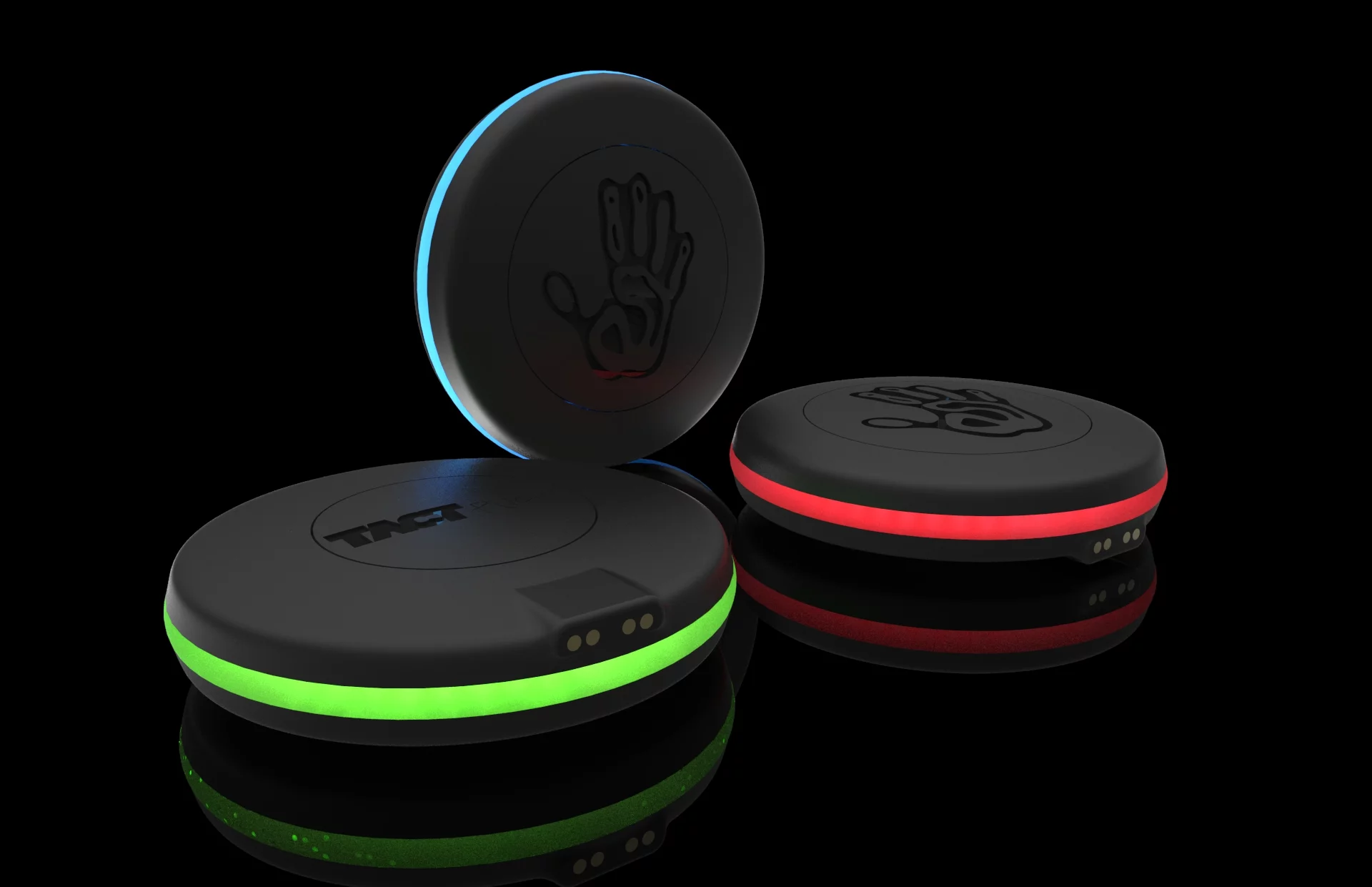 The TactPuck is intended to offer a variety of sensory experiences, including vibration, illumination and hot/cold sensation