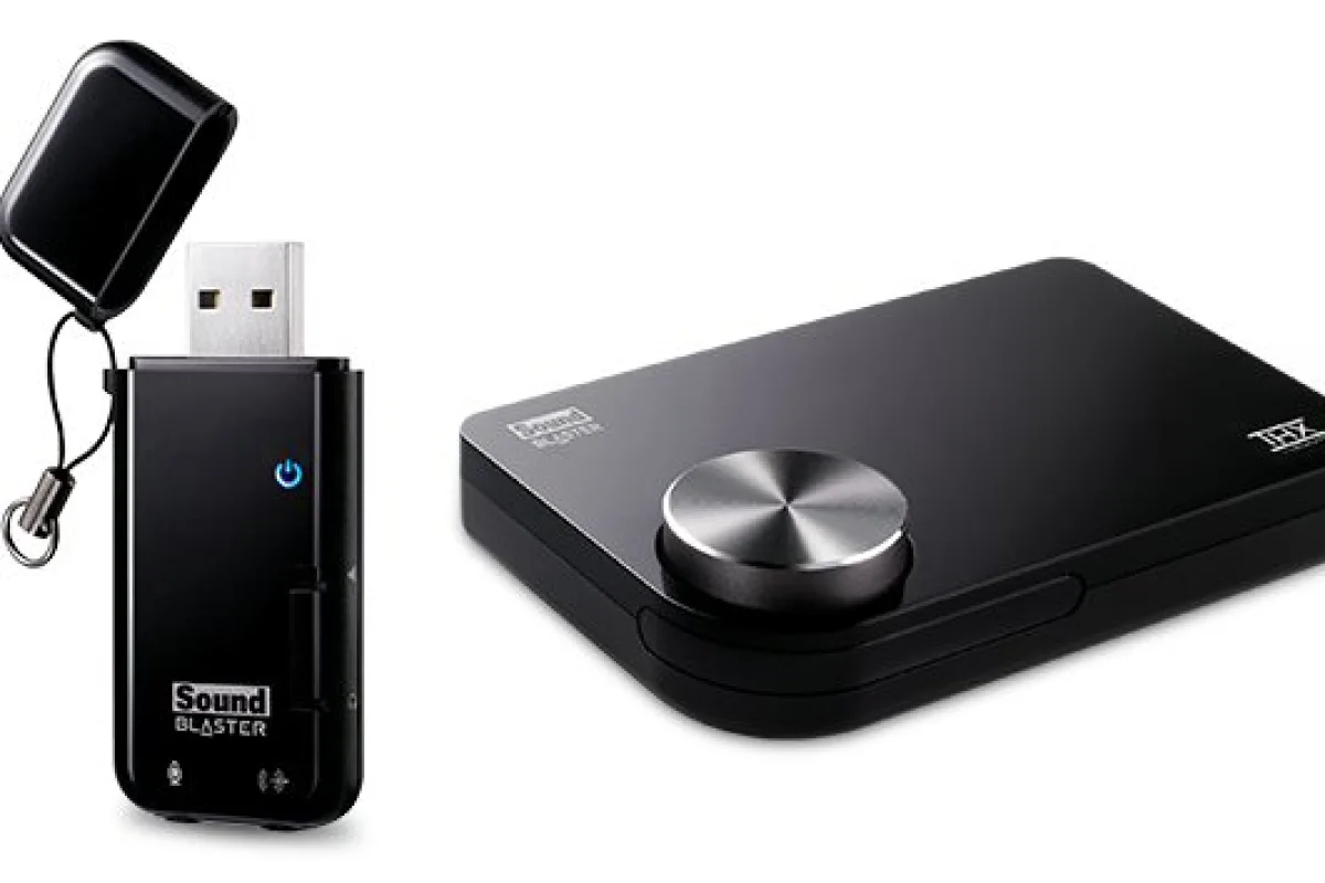 Creative has released a couple of USB solutions that bring Sound Blaster surround sound audio to any onboard sound card