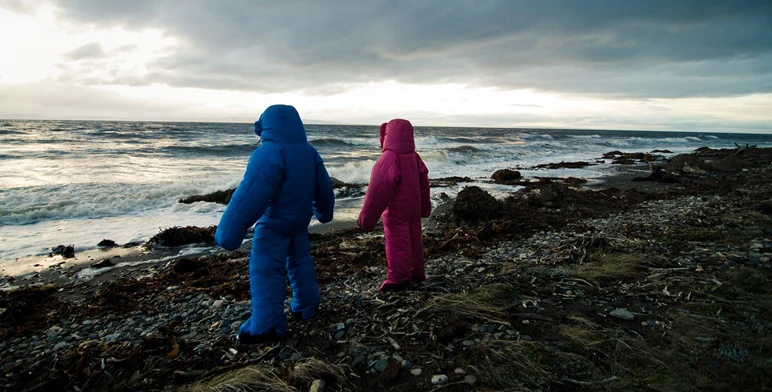The Selk'Bag (or Musuc'Bag) is a sleeping bag with arms, legs and a hood, which can be both slept in and worn as outerwear (Photo: Selk'Bag)