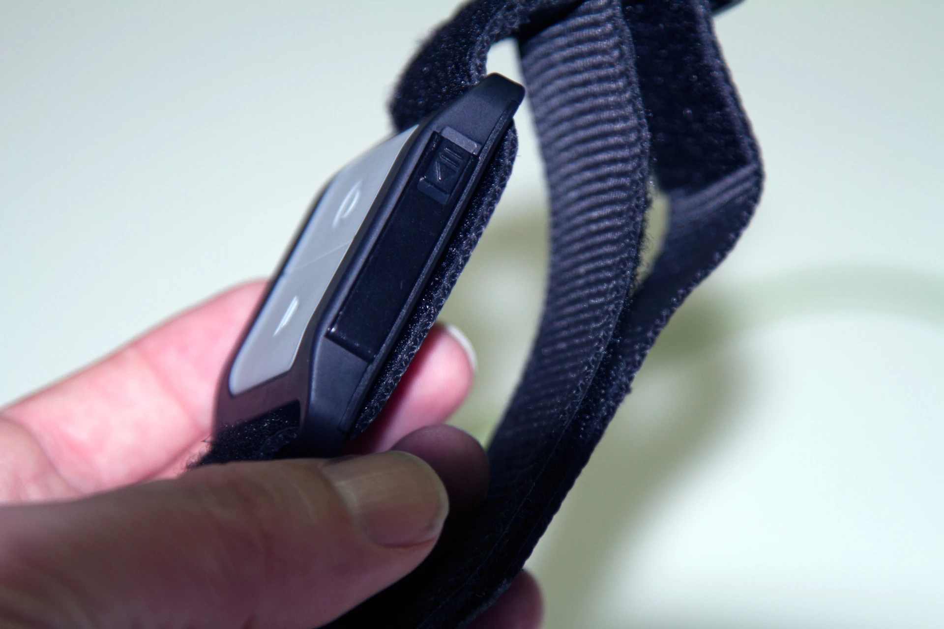 The remote is waterproof to 3 meters (9.8 ft)