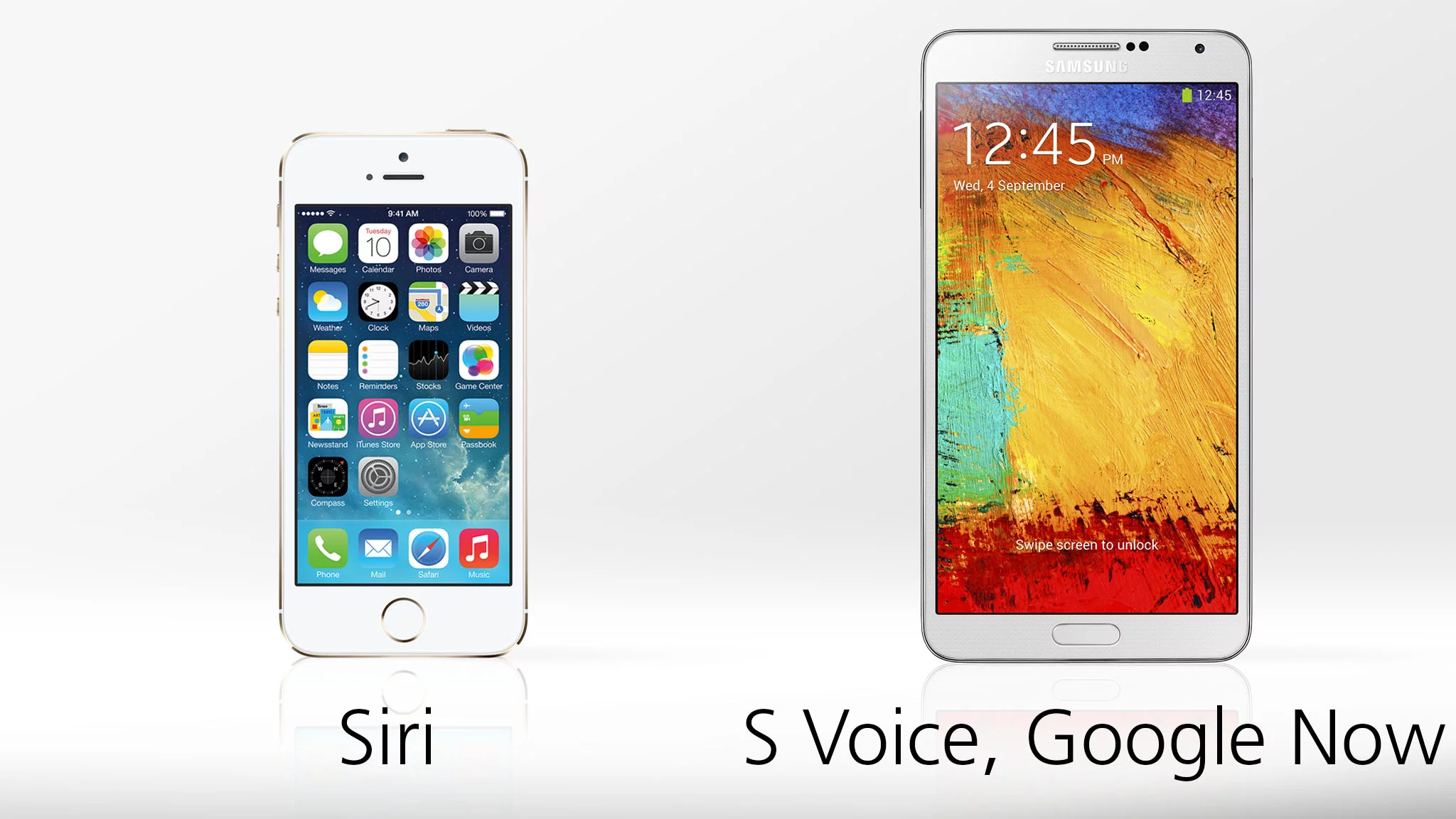 Both handsets take different approaches to voice control