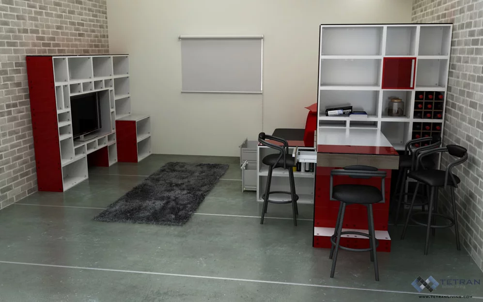 Tetran CEO and co-founder Ruke Keragala writes that both LEGO and Transformers toys were an inspiration when designing the modular furniture