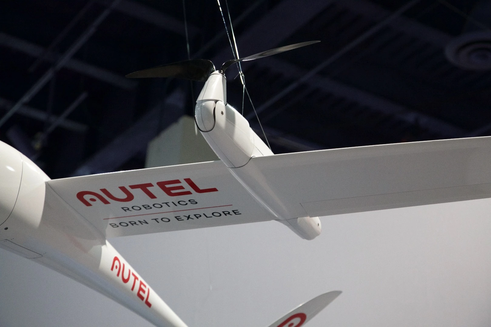 The Kestrel transitions into a fixed-wing flight mode once it gets into the air