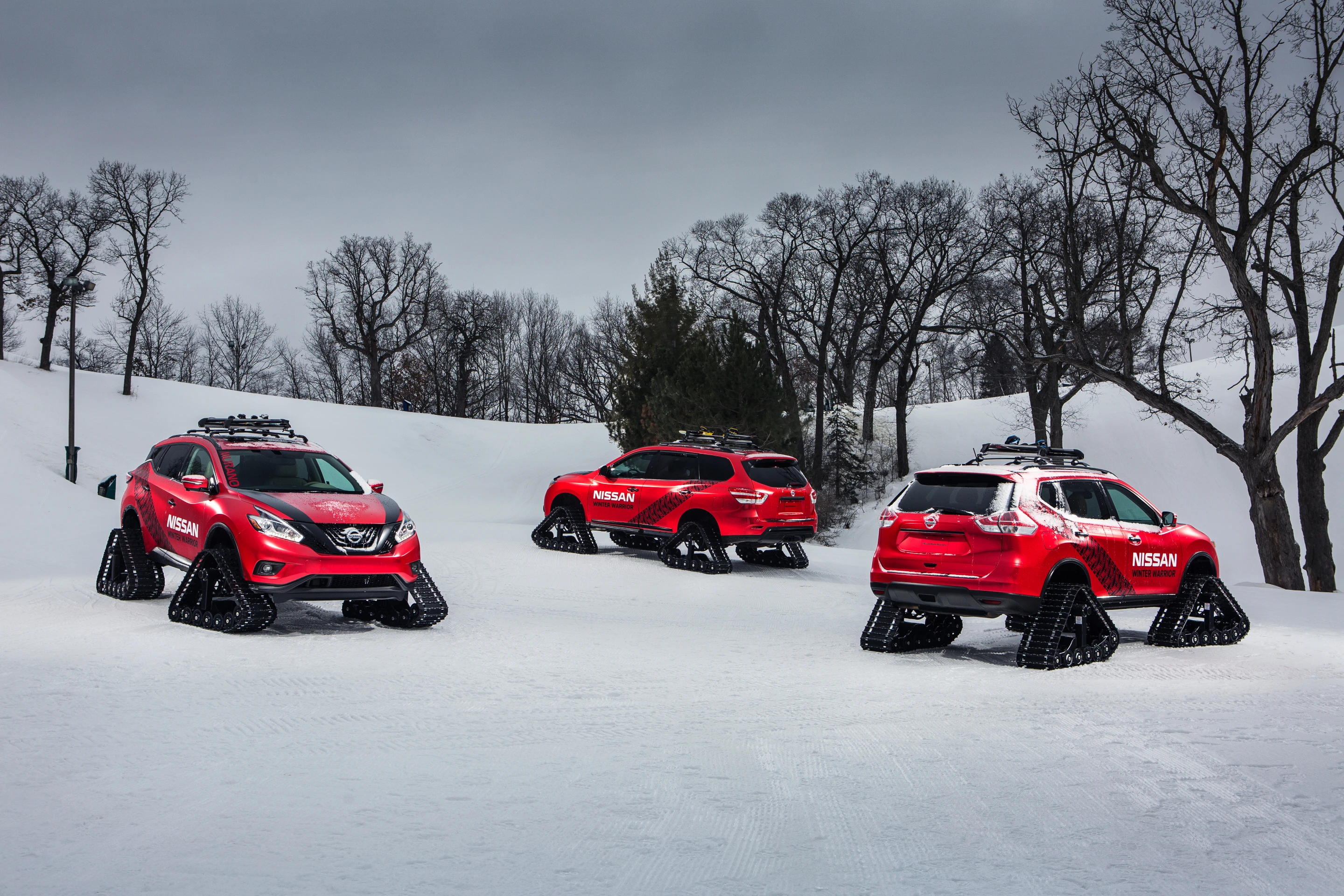 Nissan reveals a trio of Winter Warriors in time for the Chicago Auto Show