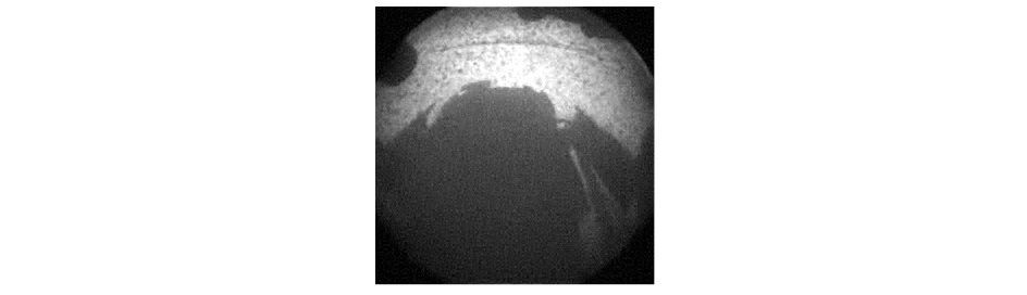 Image showing Curiosity's shadow (Image: NASA/JPL-Caltech)