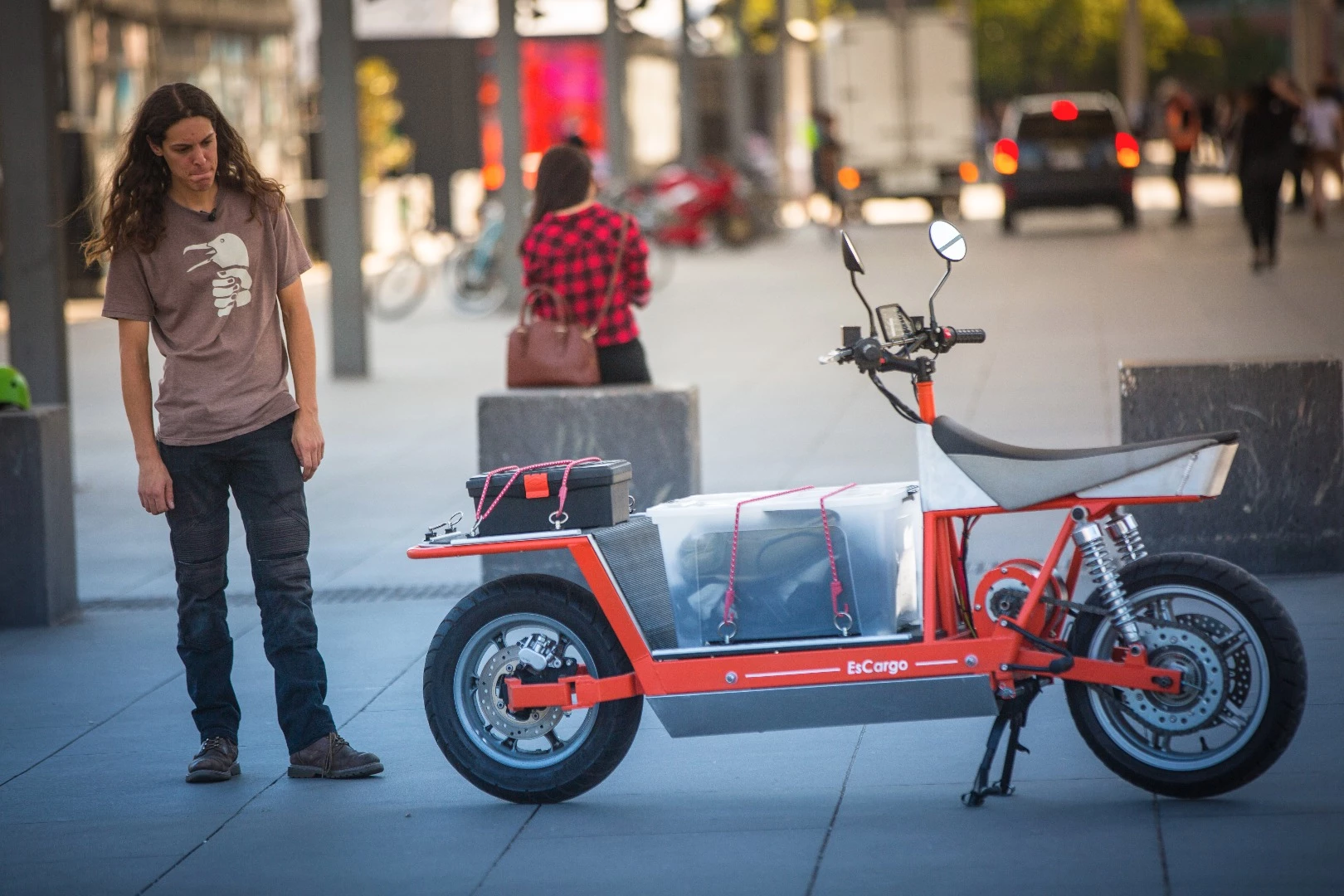EsCargo: 1kWh battery pack is enough for the prototype, but there's plenty of room in the underslung battery compartment for much greater capacity or removable batteries if required
