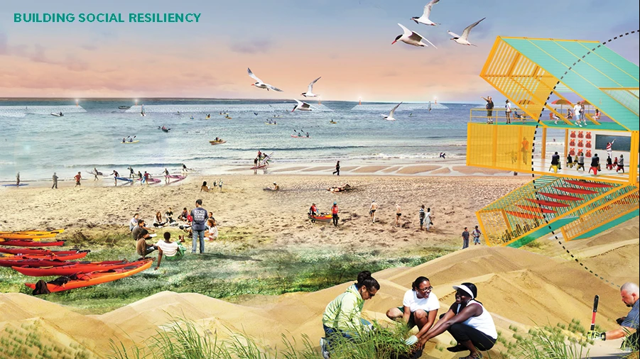 NYC's Scape Landscape Architecture has been awarded $60 million to bring about its "Living Breakwaters" proposal (Photo: Rebuild by Design)