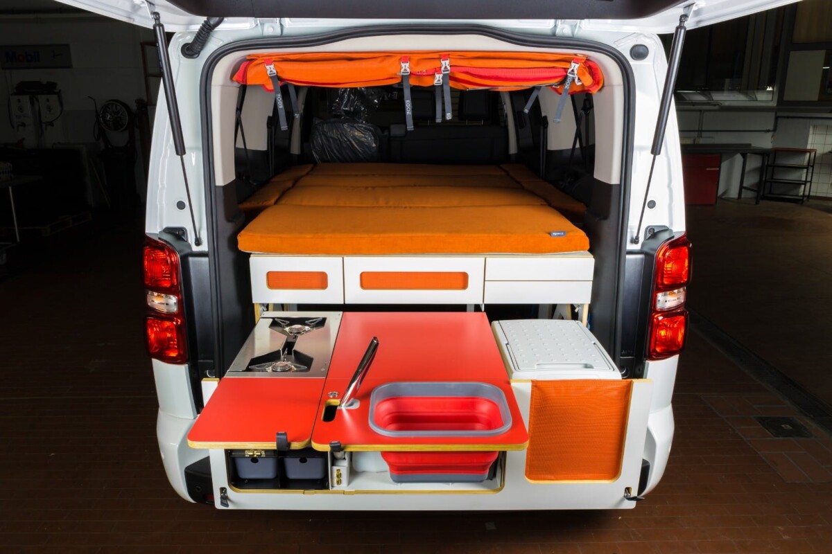 The simple Irmscher iBox turns the Peugeot Traveller into a camper van for under €5,000