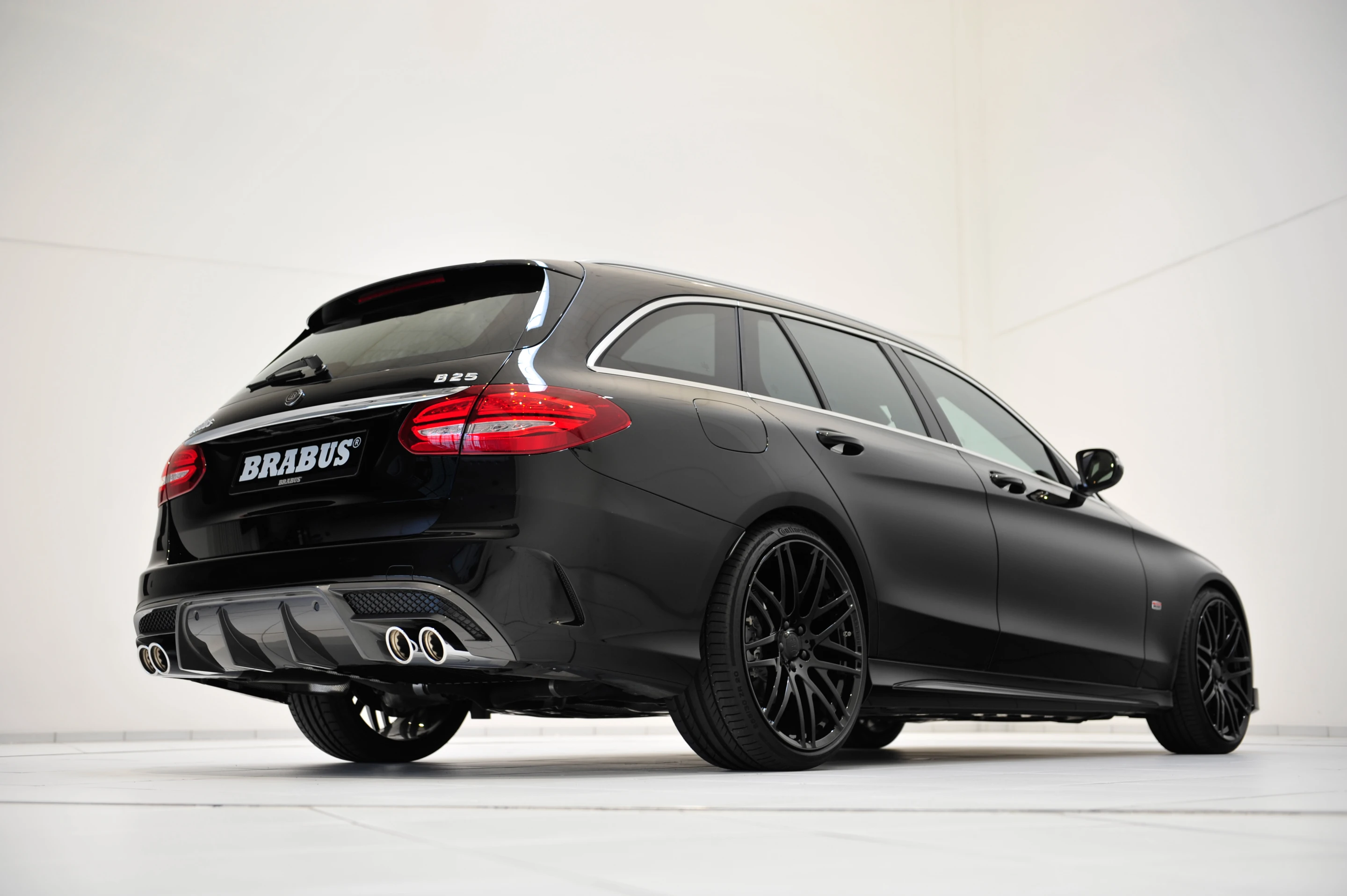 Rear 3/4 view, not exactly a grocery getter