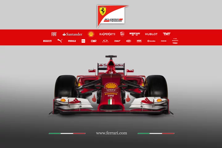 The front wings on the Ferrari F14-T had to come in 75 mm each side to meet new requirements