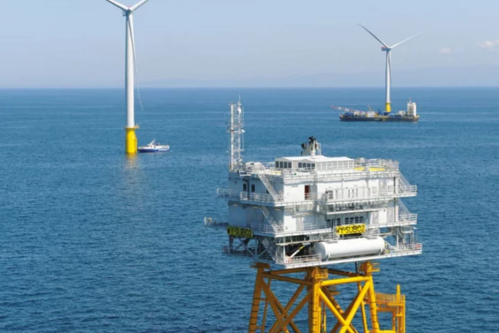 With 102 turbines, the Walney offshore wind farm, which opened yesterday, has become with world's largest