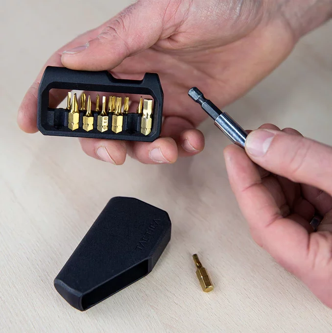 A quarter-inch hex extender is included with the M250 for when a little more range is required