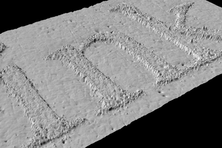 MIT has developed a system known as GelSight, that uses painted rubber to obtain 3D images of microscopic details (Image: Micah Kimo Johnson)