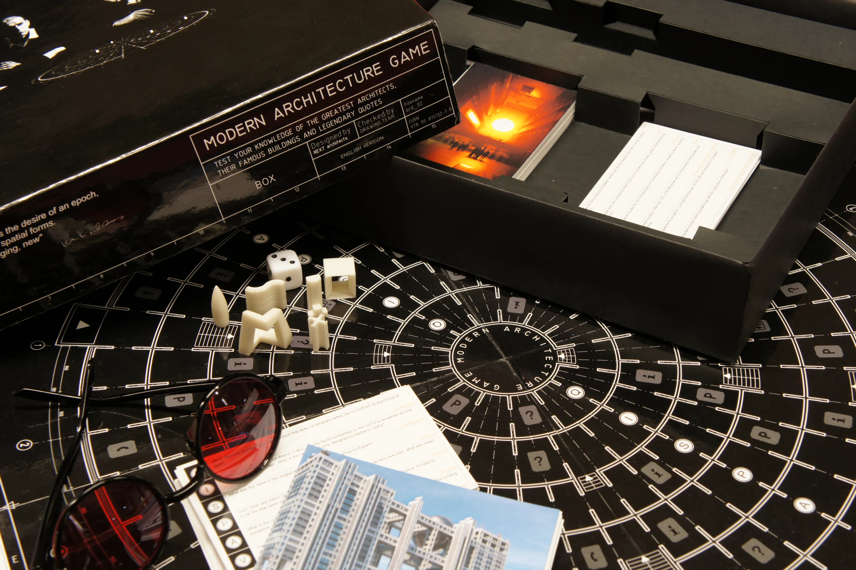 In the Modern Architecture Boardgame, practitioners and proponents of modern architecture alike face off in a battle of architectural nerdery