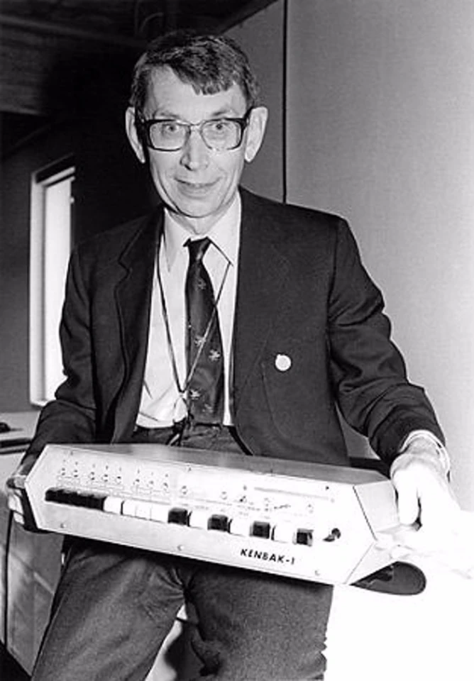 John Blankenbaker with the Kenbak-1