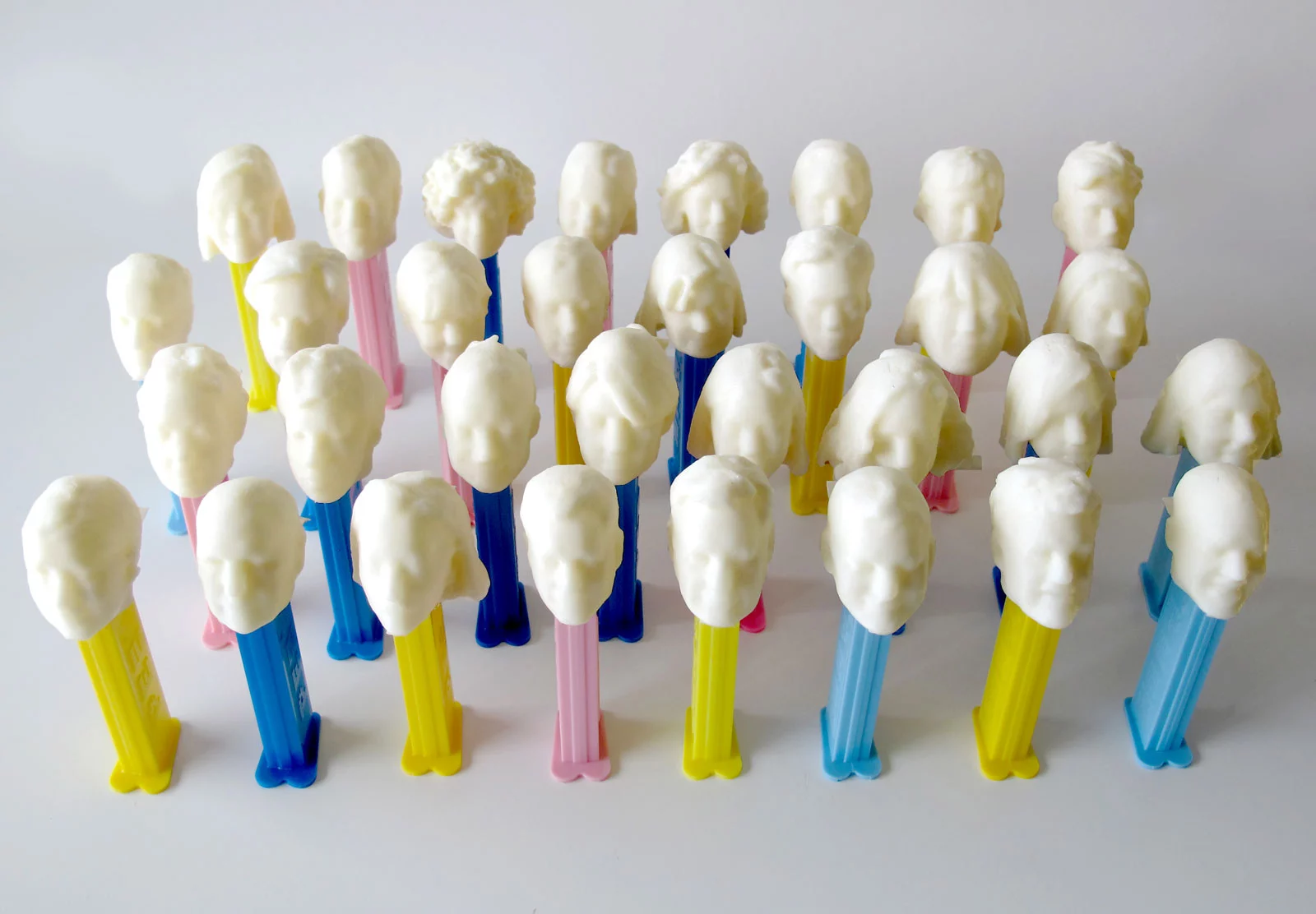 Hot Pop Factory used a Makerbot 3D printer and a Kinect to create Pez dispensers modeled after an individual person's head