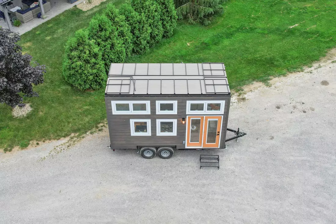 The Pathway is topped by a rooftop deck area with collapsible safety railings