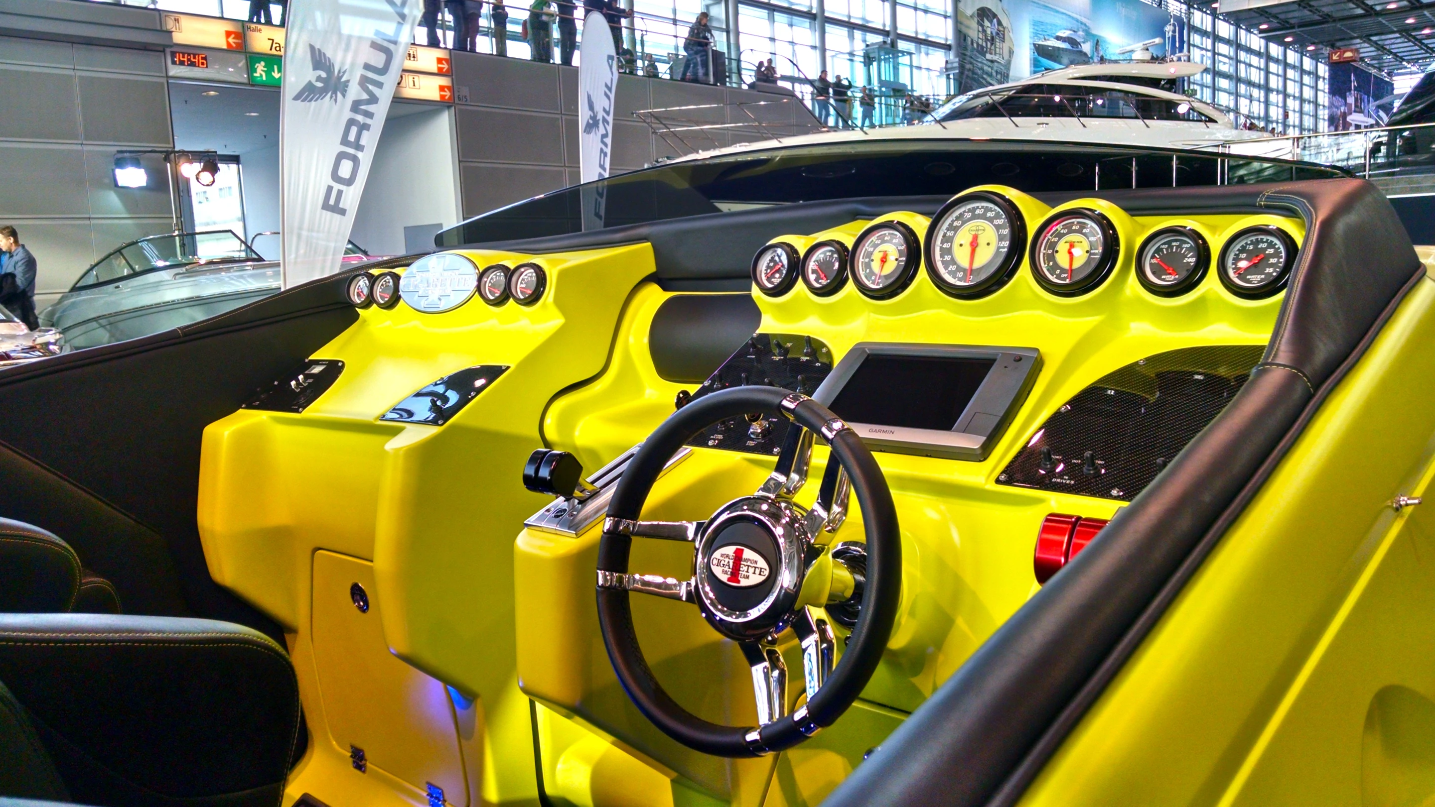 Inside the Cigarette-AMG 38 (Photo: C.C. Weiss/Gizmag)