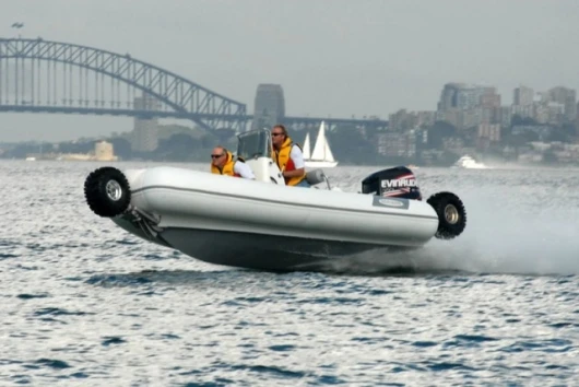Amphibious on-water record