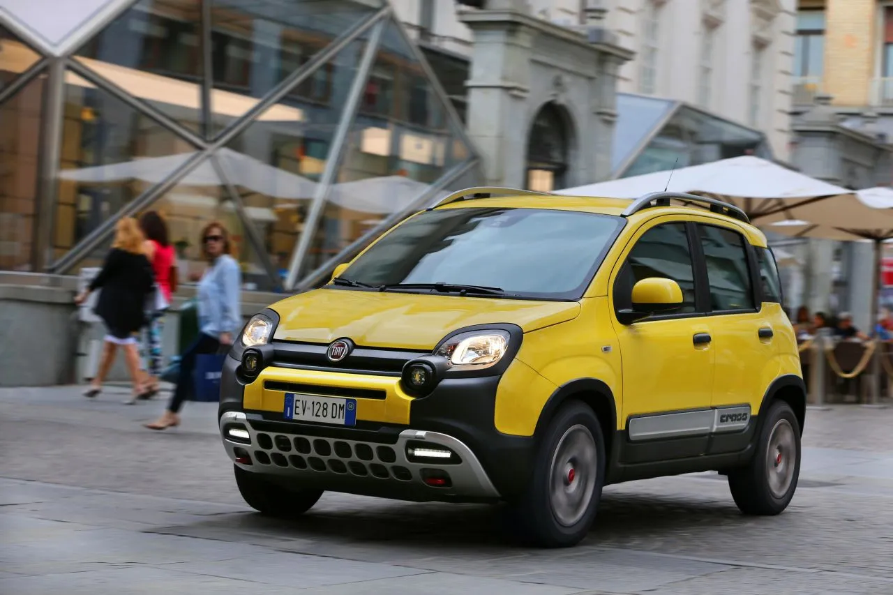 The Panda Cross has an improved approach angle over the Panda 4x4