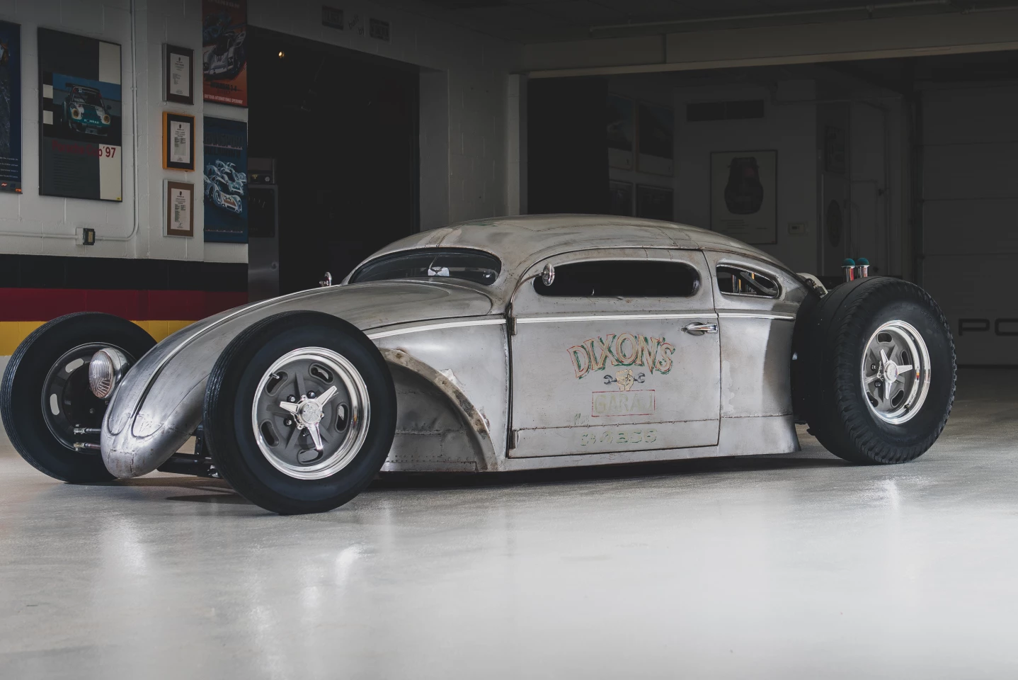 1956 Volkswagen Beetle Outlaw "Death" by Franz Muhr | Estimate: $40,000 to $60,000 | Official Auction Description