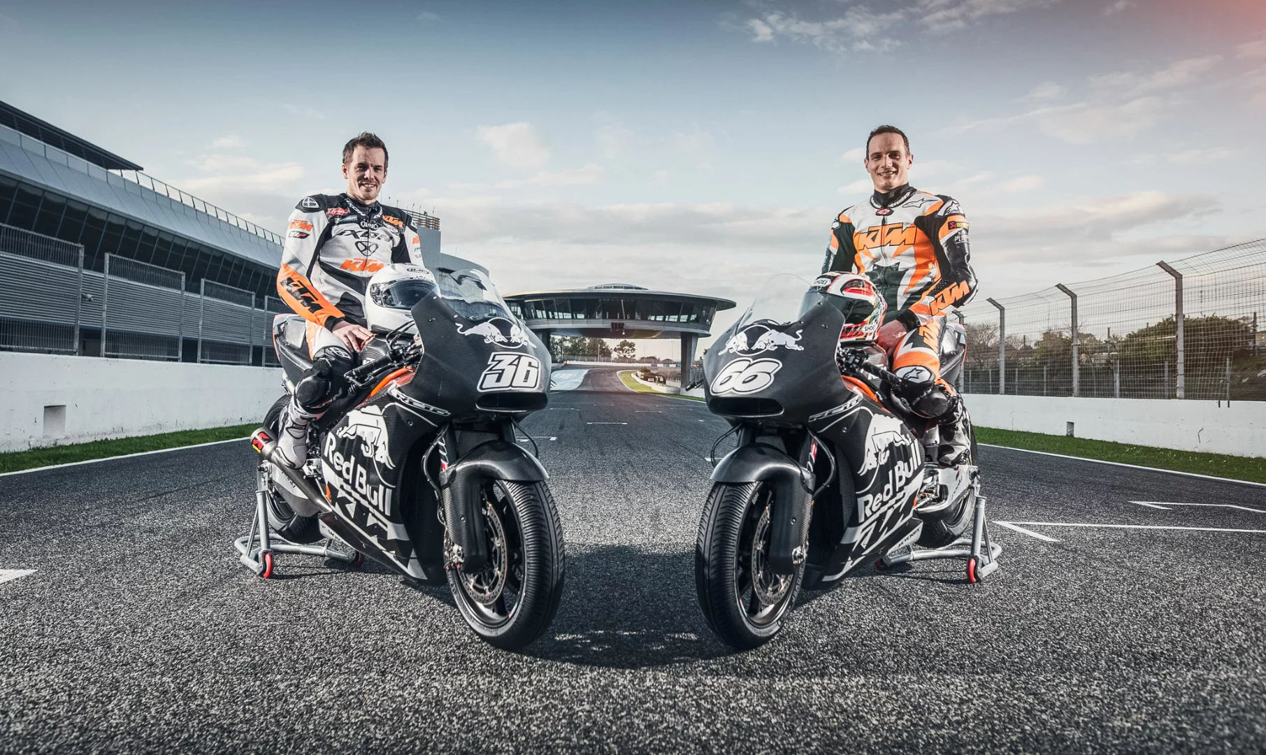 KTM Factory Racing, Mika Kallio (left) and Alex Hofmann (right)