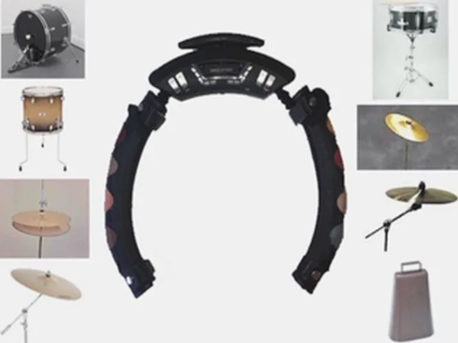 Each sensor represents a different drum sound