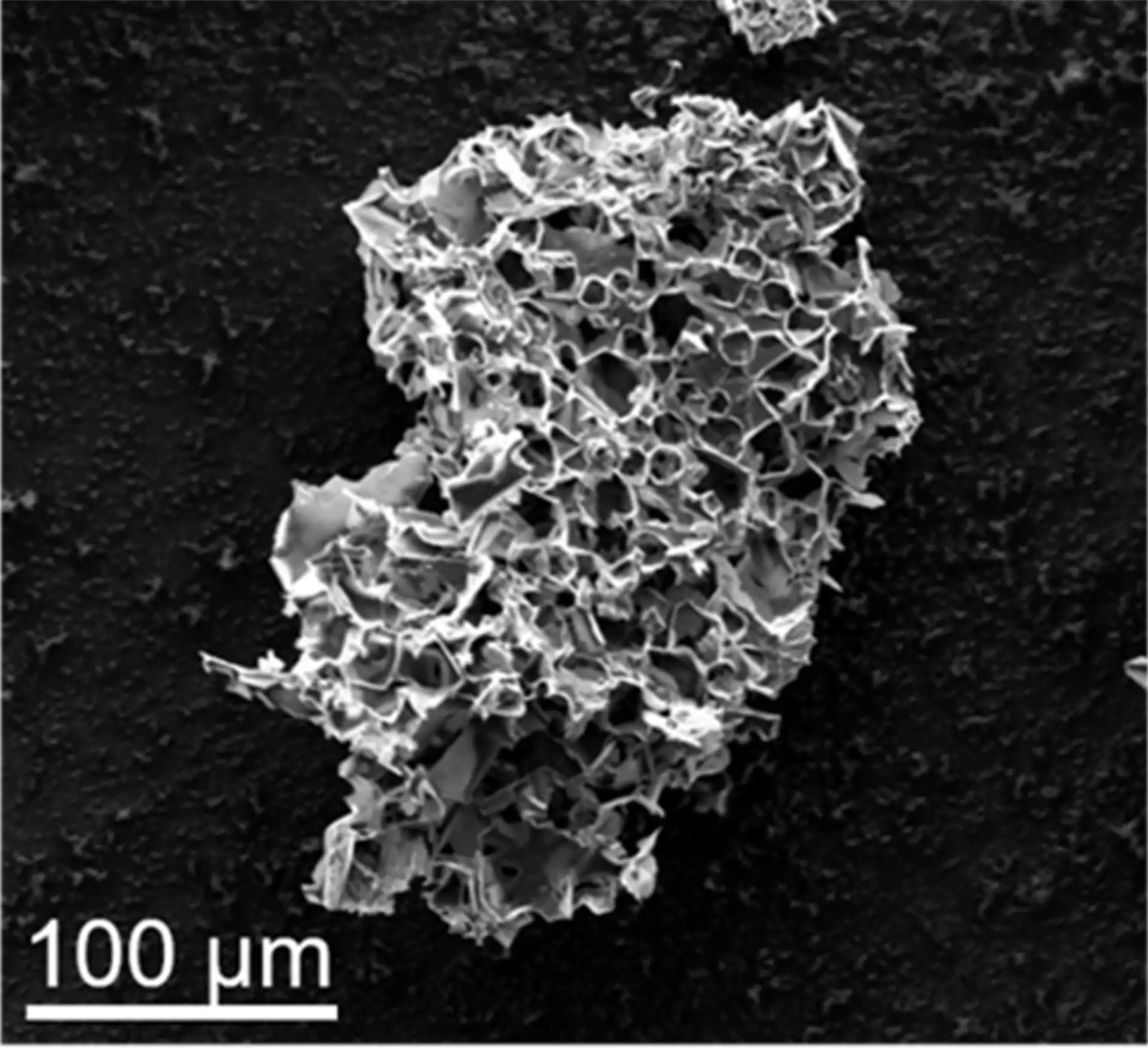 Most of the pores in each particle are about 0.7 nanometers wide