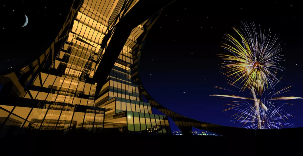 Artist's rendering of the GDPE project