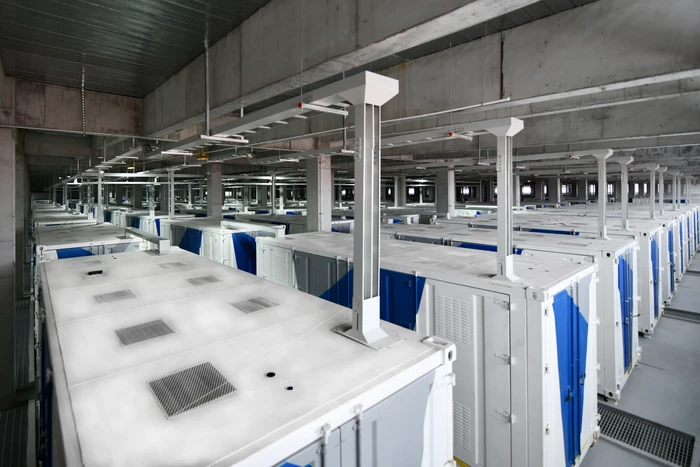 Power modules at the Dalian Flow Battery Energy Storage Peak-shaving Power Station