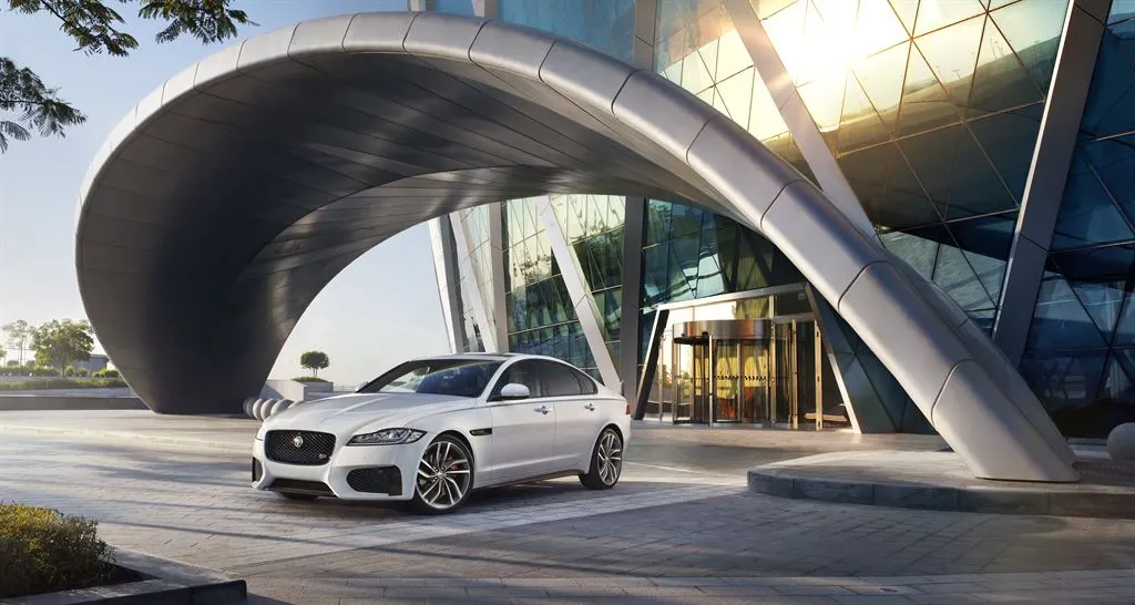 The 2016 Jaguar XF is substantially lighter than its predecessor