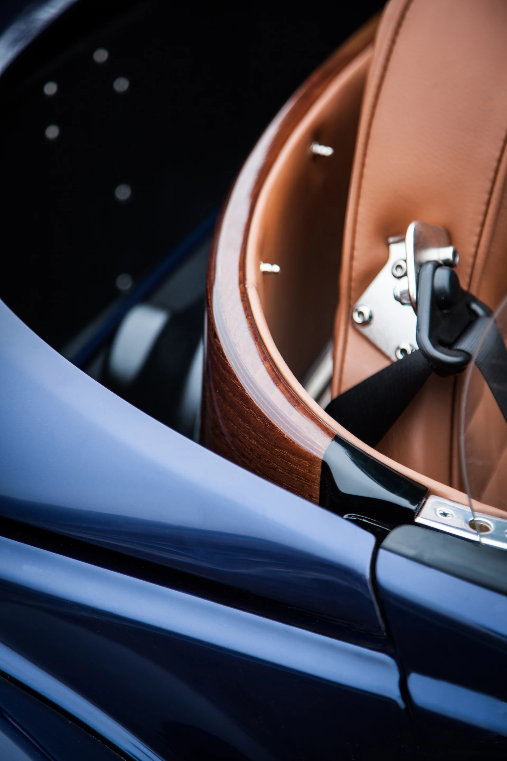 A close up shows Morgan's fine attention to detail