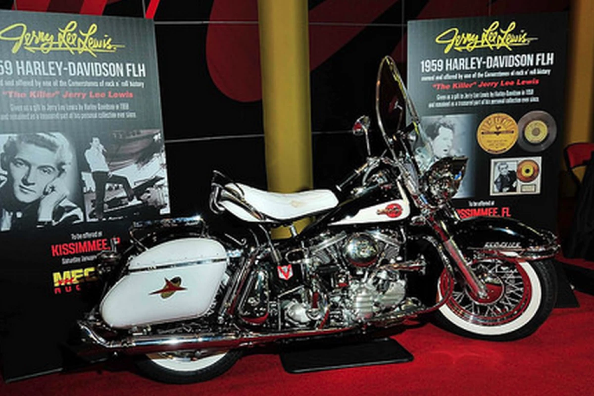 Owned since new by rock & roll's original and most notorious "bad boy", this 1959 Harley-Davidson FLH Panhead became the second-most valuable Harley ever sold. It fetched more than one of the original 1907 "strap tank singles", the original 1911 v-twins, more than Cal Rayborn's XRTT and more than even the Pope's Harley.