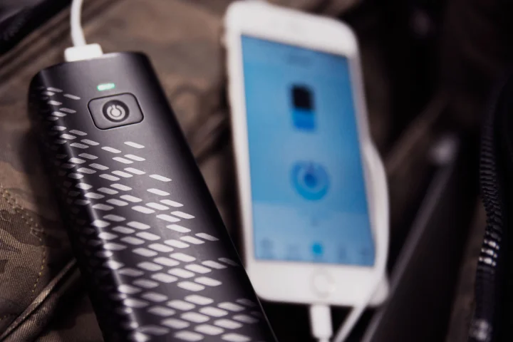 The Upp hydrogen fuel cell mobile charger