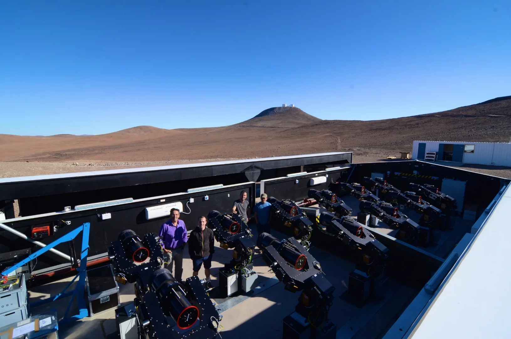 The Next-Generation Transit Survey telescope array that was used to find the "forbidden" planet