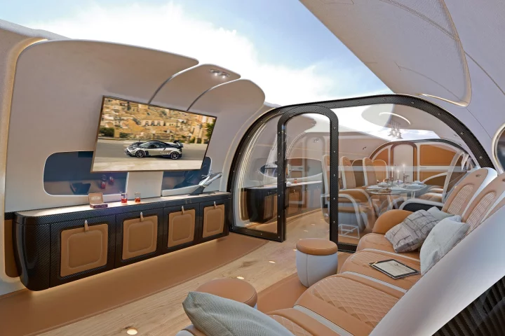 Airbus and Pagani team on the Infinito cabin