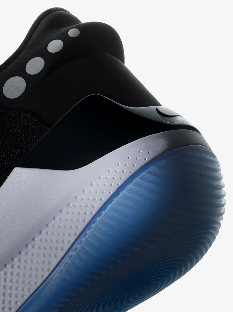 Nike imagines its Adapt BB basketball shoes doing more than help during the the pre-game