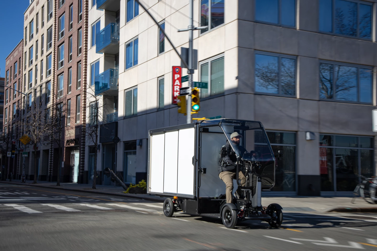 The Fastport eQuad will be available in large or small cargo box variants