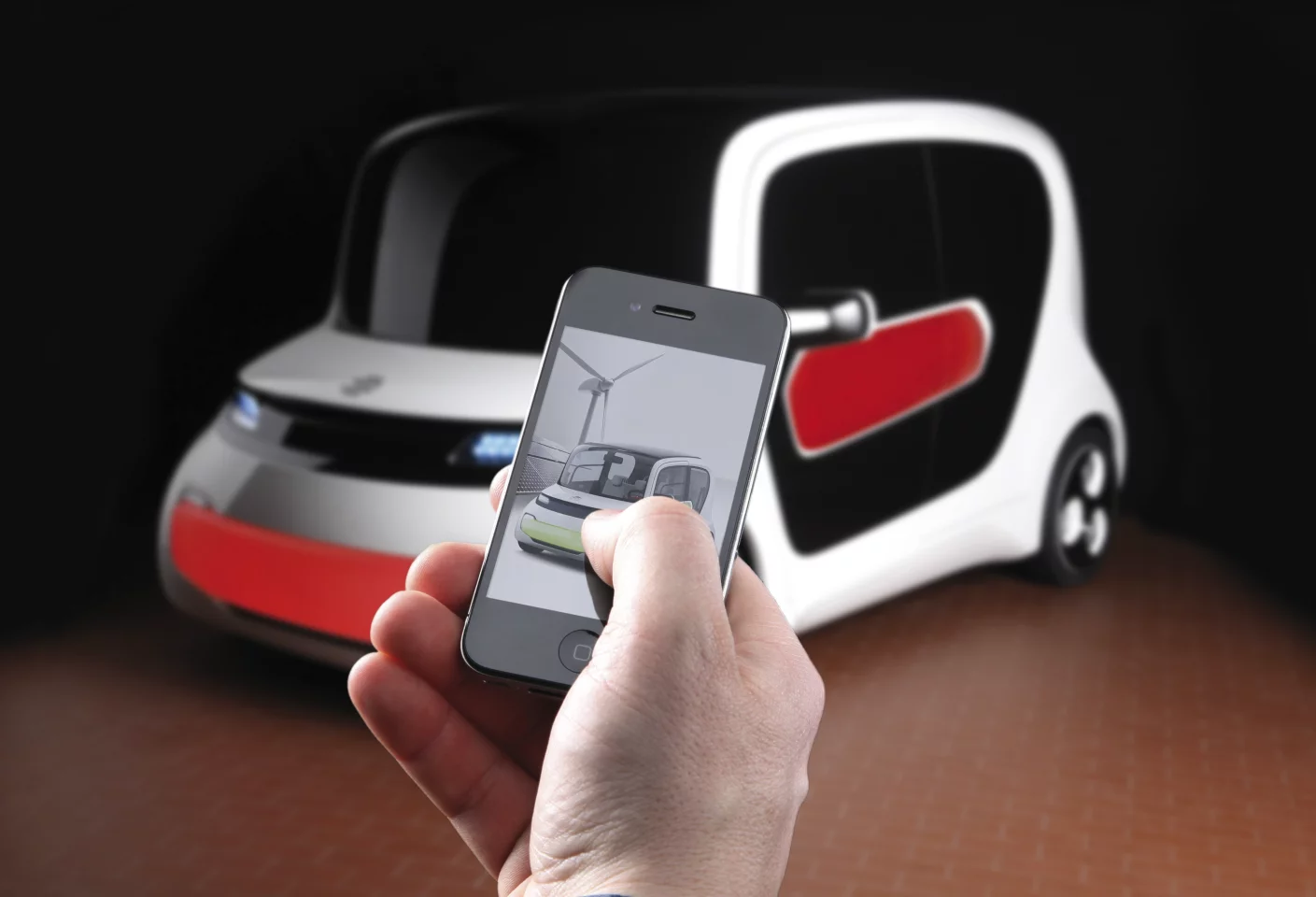 Finding and booking an LC-S will all be done with the use of smartphones - to the point that the vehicle will be unlocked with a Bluetooth key