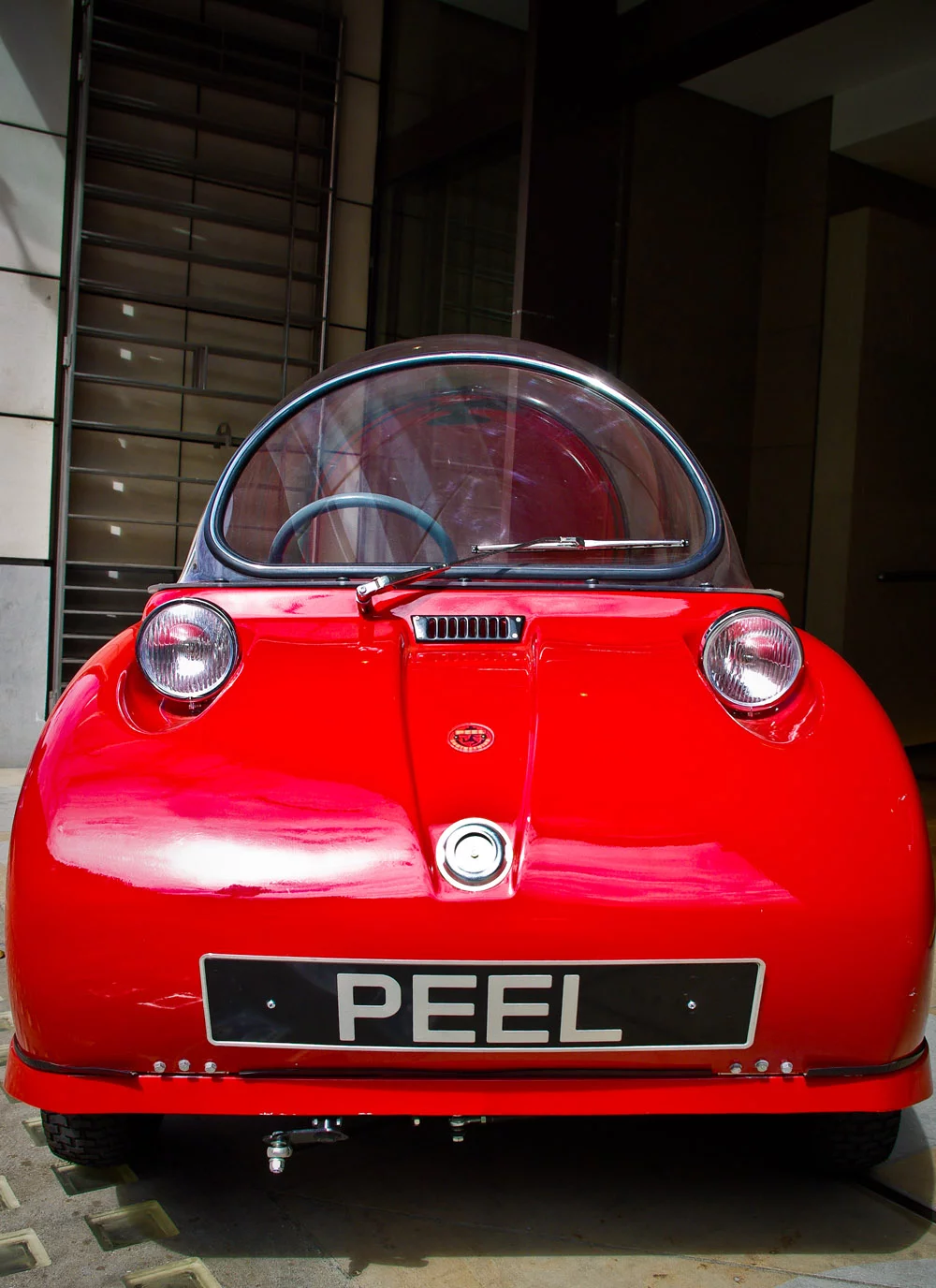 The three-wheeled Peel Trident microcar