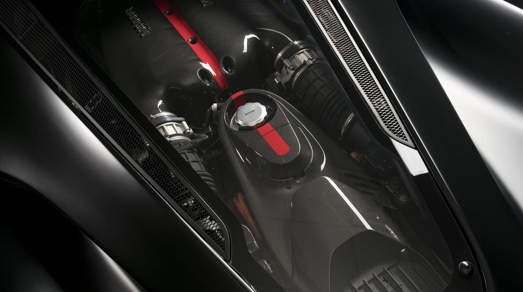 This LaFerrari is red and black throughout