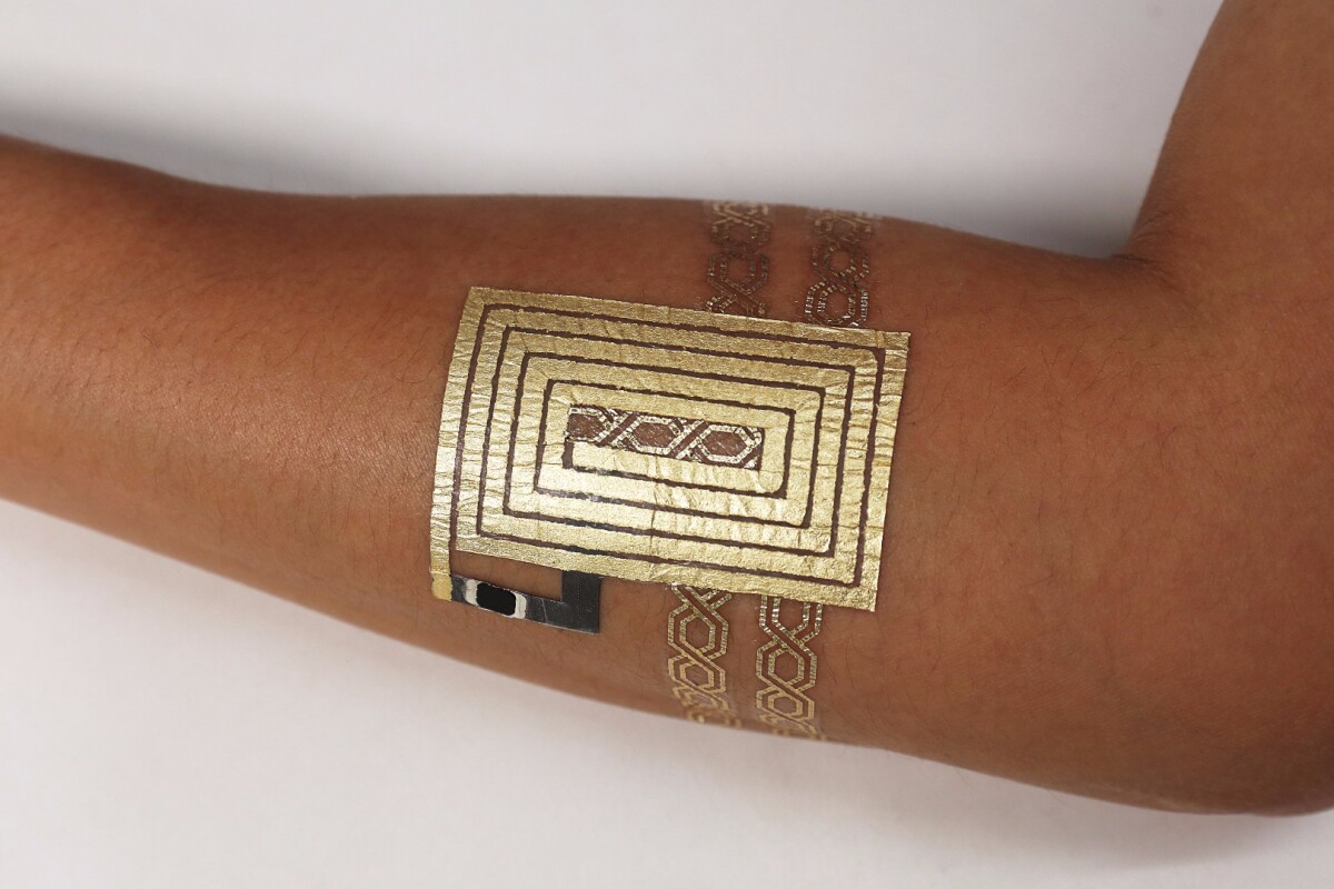 NFC tattoos are passively powered