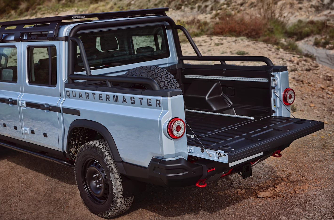 The Quartermaster gives the Grenadier platform the utility of pickup bed