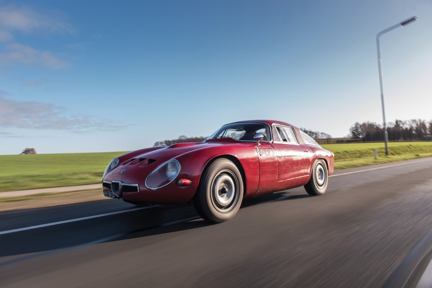 This 1965 Alfa Romeo Giulia Tubolare Zagato has an estimated price of $1,035,500 to $1,308,000