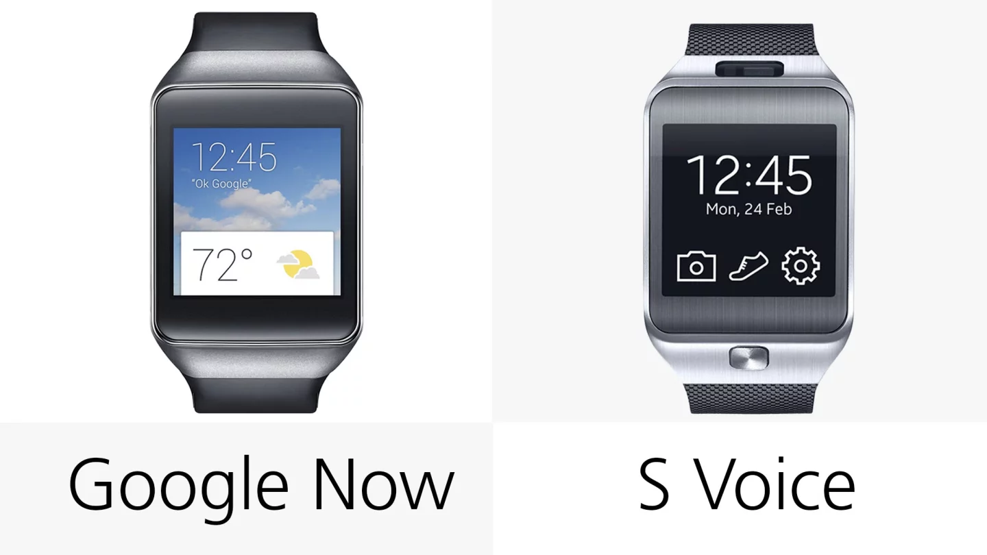 The Gear Live's Google Now voice control is in an entirely different league from the Gear 2's S Voice