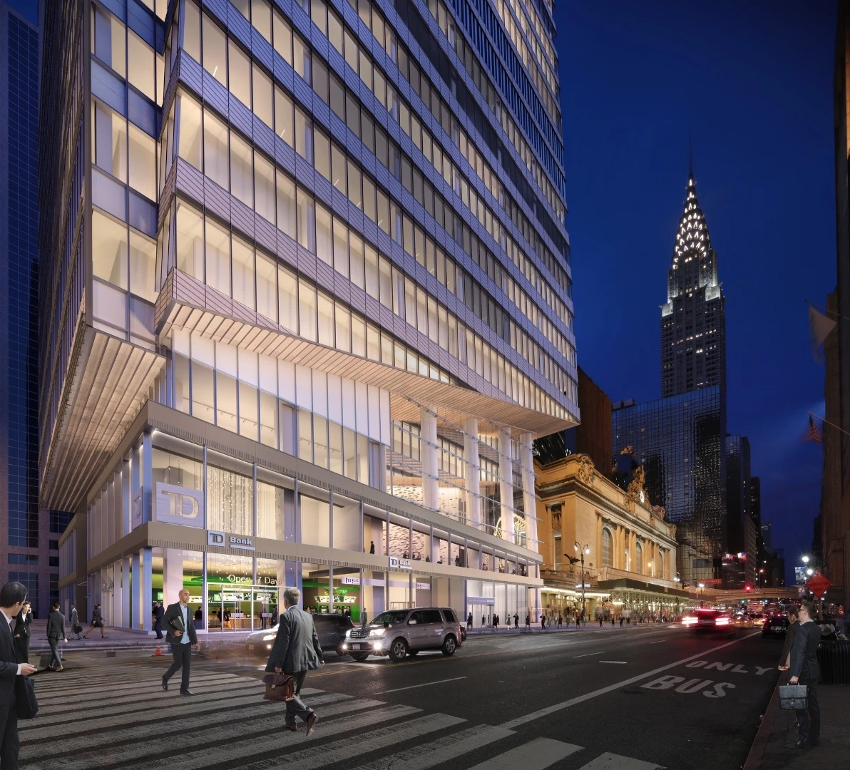 One Vanderbilt is something of a looker, and sports a design that consists of four angled and interlocking rectangular volumes