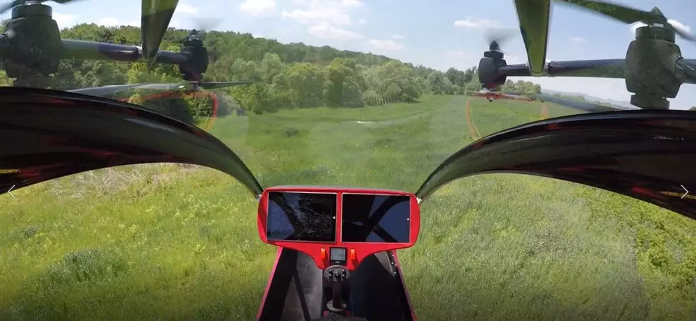 The Passenger Drone comes equipped with a touchscreen that allows users to punch in their destination