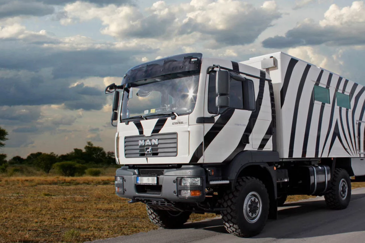 Action Mobil PURE 5600 with zebra-style graphics